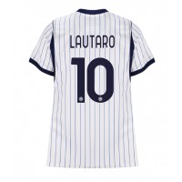 Inter Milan Lautaro Martinez #10 Vieraspaita Naiset 2026-27 Lyhythihainen